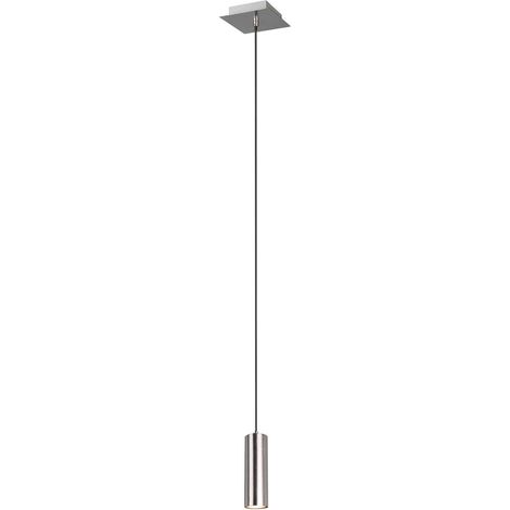 Lampada Sospensione Interno 3W GU10 Cilindro Acciaio Marley GD Trio (1/4)