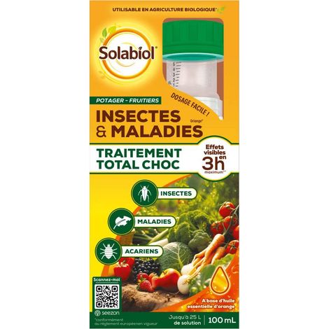 Traitement Total Maladies, Insectes et Acariens 100ml - Triple Action