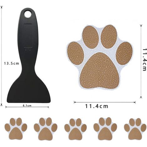 20 autocollants antidérapants pour baignoire de 8 cm, autocollants antidérapants pour douche, autocollants en forme de griffes, autocollants antidérapants adaptés à la baignoire (1/3)