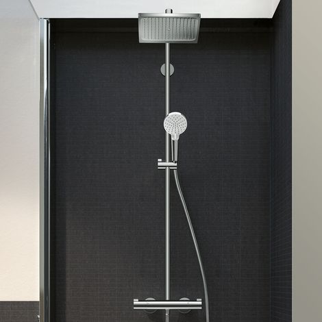 hansgrohe Showerpipe Crometta E 240 1Jet EcoSmart shower column (27281000)