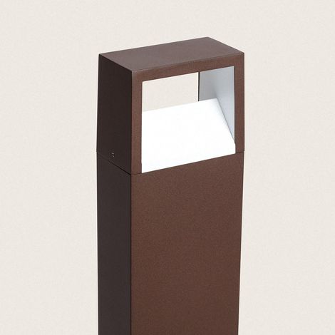 LED-Wegeleuchte 9W Oberfläche Fuß 80cm Aluminium Sheffield Rost