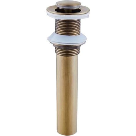 Cache trop-plein, ZR2002-5, laiton/cuivre, pop-up, pour lavabo (1/5)