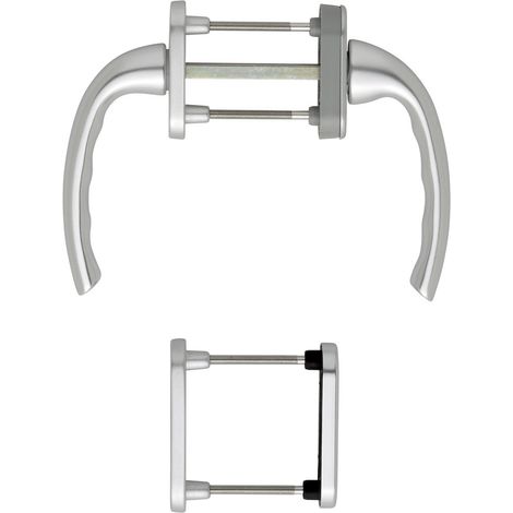HOPPE® Fenstertürgriffgarnitur Tôkyô 0710RH/66N/U26, Aluminium, 2017826