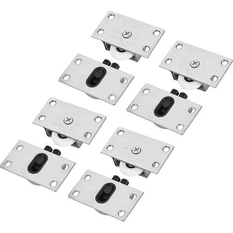 JSSEVN - High Quality 23mm Sliding Door Wheel Sliding Door Rollers Sliding Cabinet Door Roller Sliding Door Parts (1/5)