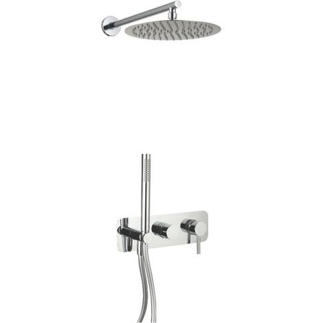 Conjunto de ducha empotrado PAINI Cox cromado (1/4)