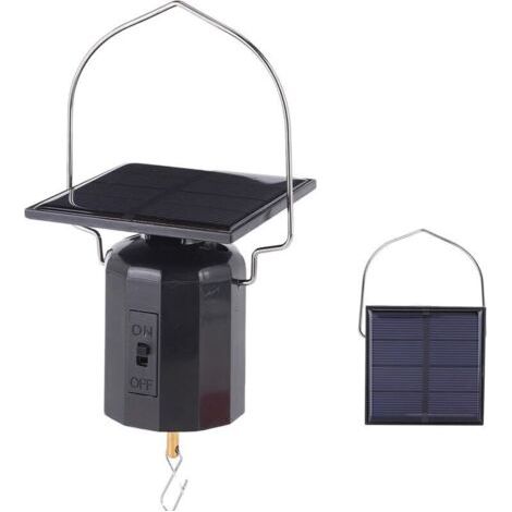 Moteur rotatif à énergie solaire - Pour l'extérieur - Capacité de charge de 2,7 kg