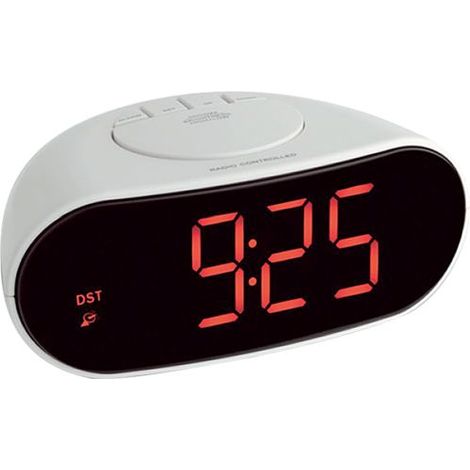 TFA Digitaler LED-Wecker, Weiß (1/5)