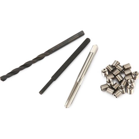 Kit de réparation filetage M4x0,7 avec douilles filetées, outils d'insertion et accessoires pour installation (1/5)
