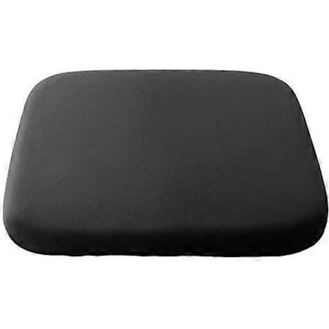 LYERCW - Coussin de siège en mousse à mémoire de forme avec sangle, à récupération lente, toutes saisons, antidérapant et lavable - Dimensions idéales : 40 x 40 x 4 cm (1/5)