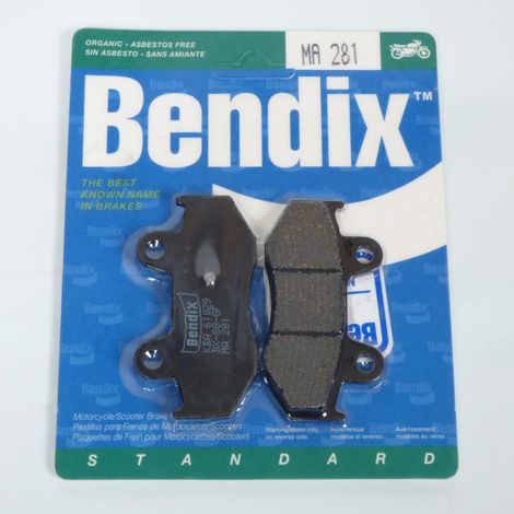 Plaquette de frein Bendix pour scooter Suzuki 250 Burgman 2004 à (1/2)