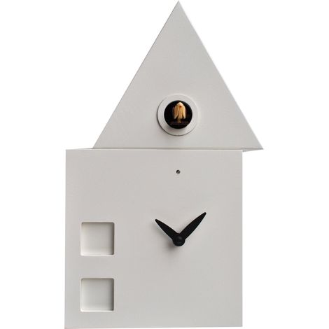 Orologio a Cucù da Parete 18x30x11cm Pirondini Italia H/2 Bianco (1/2)