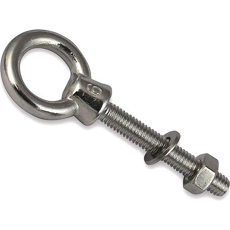 Galozzoit – M10x100 Augenschraube aus Edelstahl A4 V4A – seewasserbeständig – Tragfähigkeit 150 kg – 1 Stück (1/5)