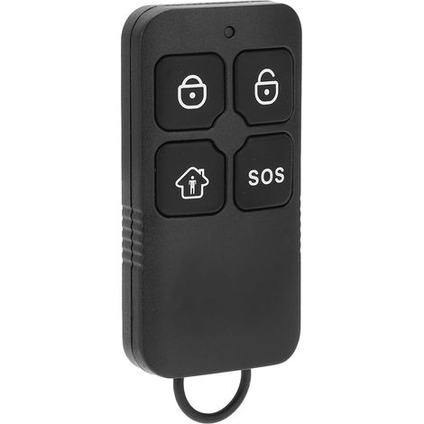 Télécommande sans fil portable 433 MHz pour système d'alarme domestique : activation/désactivation antivol.