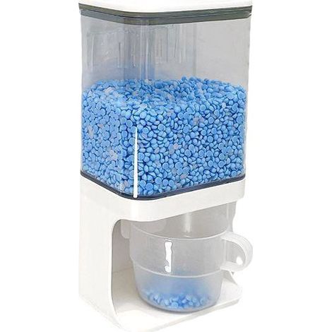 Boîte de Rangement Lessive Mural Transparent PS/PP Pratique Détachable Hygiénique Organisateur Poudre Capsules Économique