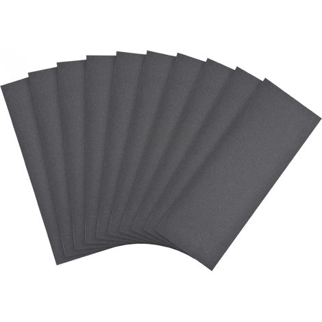 Papier de verre Imperméable Sec Humide Grains 360, 230 x 94 mm 10Pcs (1/5)