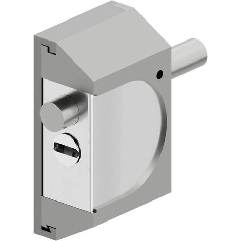 CHIUSURA DI SICUREZZA PER SERRANDE 'RIF06' alluminio silver