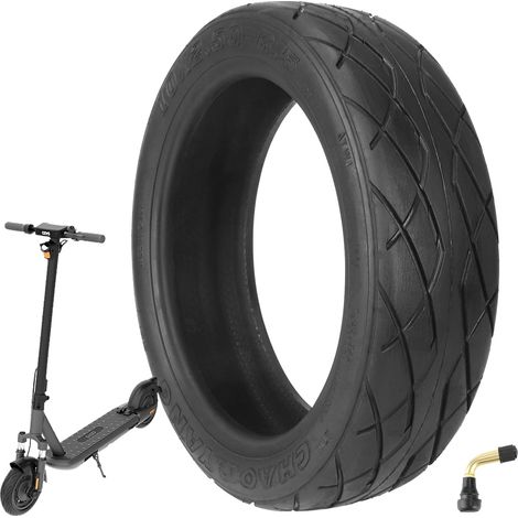 10x2,50-6,5 pneu sans chambre à air de 10 pouces Tubeless pour ODYS Neo e100 Roller électrique Accessoires Pneus de route épais et renforcés anti-explosion Roues de rechange (1 pièce) (1/5)