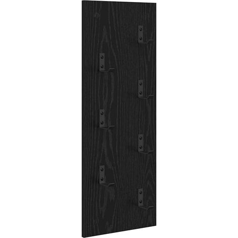 Maison Exclusive - Wandmontierter nachttisch Schwarz Eichen-Optik