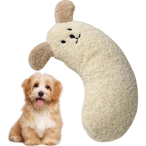 Dog Pillow Soothing Pet Pillow with Dog Pattern Calming Toy for