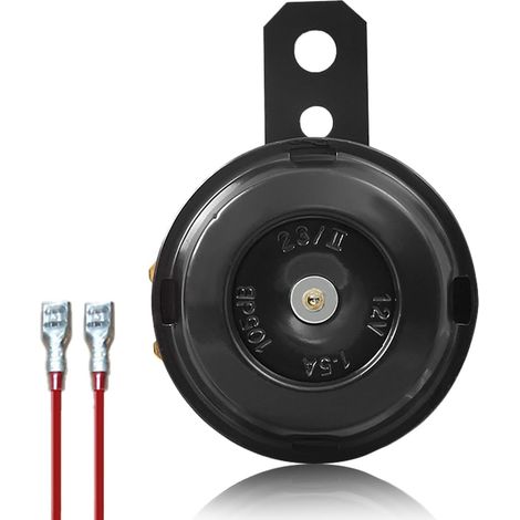 Avertisseur pour Voitures, Avertisseur Klaxon 12V Corne de Signal Universelle, Klaxons de Corne D'Escargot, Klaxon Étanche pour Voitures et Véhicules, Moto Scooter Roller Cyclomoteur (1/5)