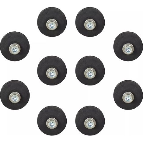 Lot de 10 aimants - Outils de fixation rapide et solide pour surfaces métalliques