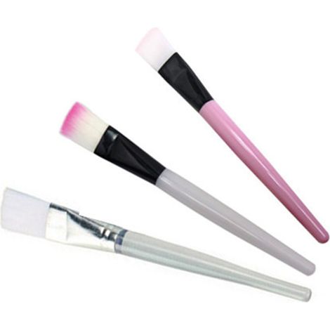 Lot de 3 Pinceaux, Poils doux et fins, Application masque et fond de teint, Outil maquillage visage (1/5)