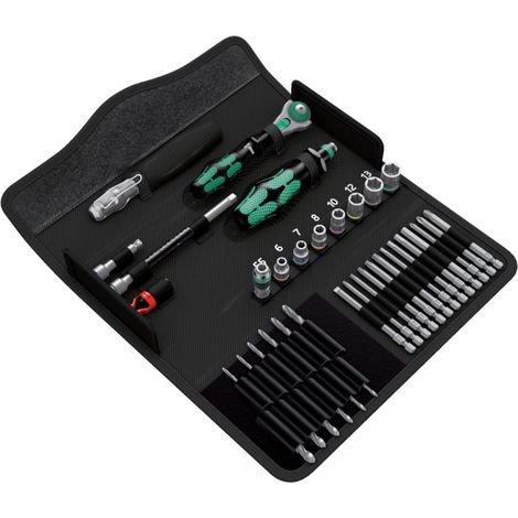 Set di attrezzi KK M1 39 pezzi. Costruzione in metallo, custodia pieghevole (1/2)