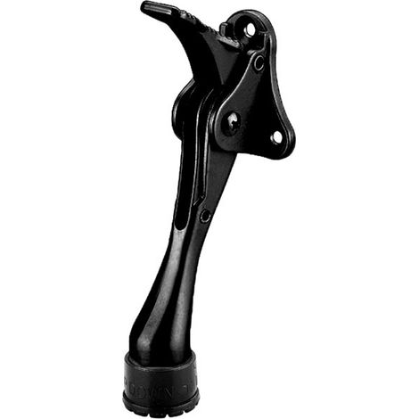 Butée de porte à déclenchement par pression de 10 cm, butée de porte inférieure robuste, butée de porte à ouverture facile, tête en caoutchouc souple