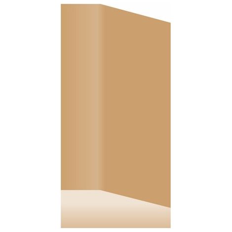 Sabot de plinthe brut en bois exotique 49x19mm – Longueur 140cm – À vernir ou peindre – Pour espaces intérieurs
