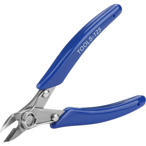 Pince électronique coupante latérale, outil multifonctionnel pour électricien (WEL-125) (1/5)