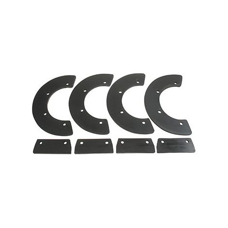 Set di 8 pale adattabili per spazzaneve Honda Modello: Hs 35. Sostituisce origine: 72521730003, 72552730003.