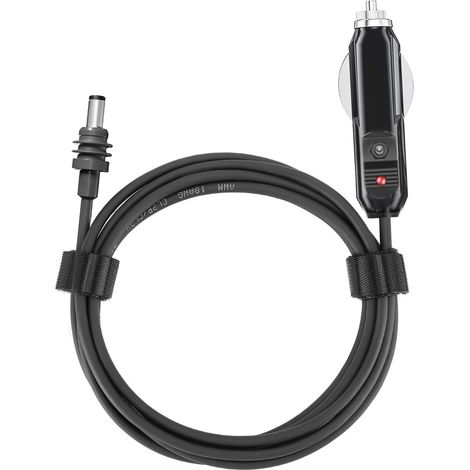 Câble d'alimentation de Voiture CC pour Satellite, Câble d'alimentation de Voiture CC 18 AWG pour Satellite, Cordon d'alimentation de Chargeur de Voiture CC en Cuivre PVC IP68 (1/5)