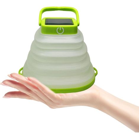 Lampe de Camping LED Rechargeable USB à Énergie Solaire, Lanterne Portable pour Randonnée et Camping en Plein Air (1/5)