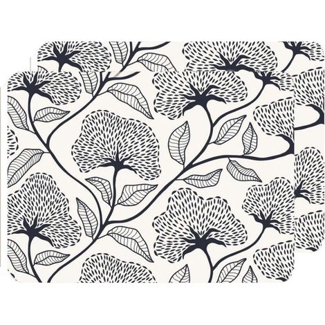 Lot de 2 sets de table motifs ginkgo CASSIA (1/3)