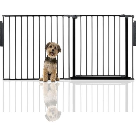 Bettacare Premium Multi Panel Flexible Pet Barrier, up to 154cm Wide, Black, 70cm High