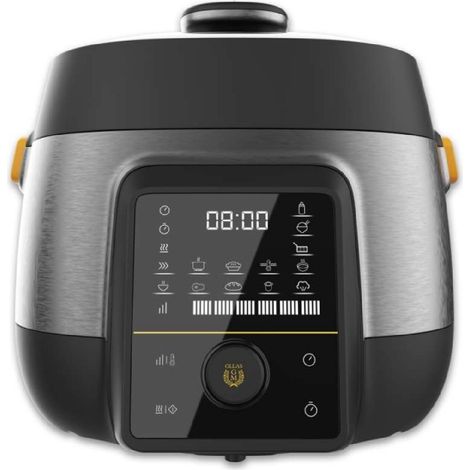 Cecotec Olla Eléctrica a Presión Programable GM GM Pot Chef 5000. Capacidad 5L, 13 Programas, Temporizador 24h, Mantenimiento (1/5)