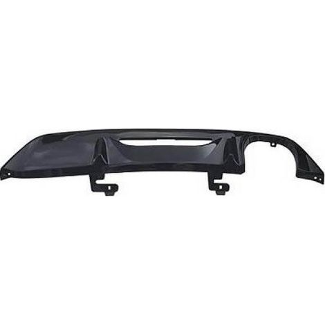 Spoiler de pare-choc arrière noir brillant double sortie Peugeot 208 depuis 2019