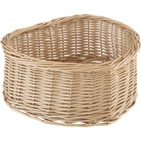 Premier Housewares Grey Heart Shape Willow Basket (1/4)