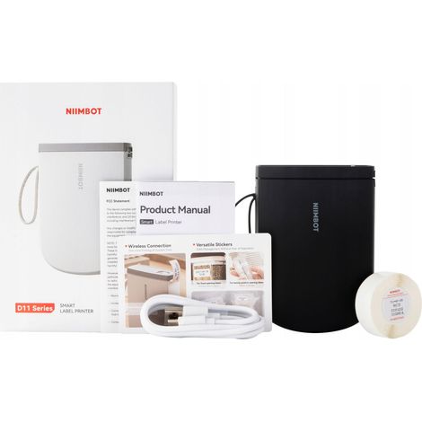 Stampante termica wireless per etichette Niimbot D11H, 300 DPI, nuova. (1/5)