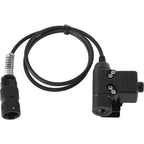 Compatible avec les talkies-walkies Elements 6 broches Prc148, Prc152 et U329, connecteur de commutateur à touche PTT U94. (1/5)