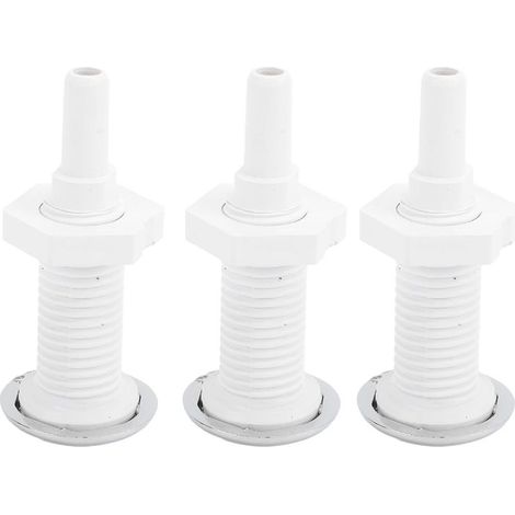 Lot de 3 buses d'air en PVC pour baignoire 30 mm - Buses de rechange pour jacuzzi et piscines (1/4)