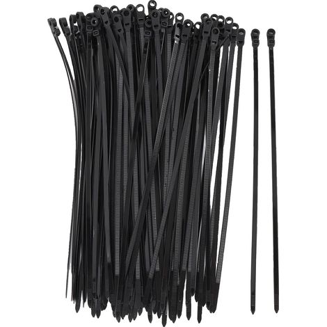 Attache de Câble avec Trou Vis en Plastique Durable 4.8mm X 300mm pour Installations électriques Stockage à Domicile 100 Pièces - (1/5)