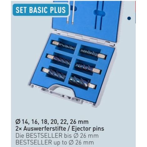 metallkraft Kernbohrer-Set BLUE-LINE 55 Metallkraft
