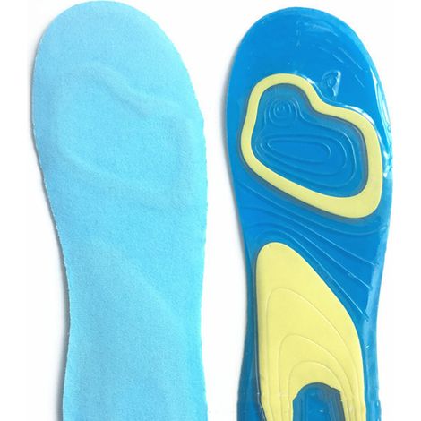 Semelles intérieures souples en silicone absorbant les chocs, protections de pieds en silicone, produits TV, pour hommes et femmes, emballage blister en forme de S, pour femmes.