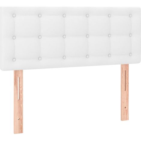Cabecero accesorio para dormir mueble dormitorio 80 x 5 x 78/88 cm blanco sintético TDL0203694