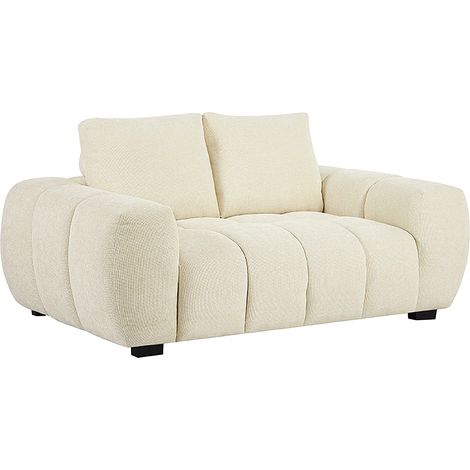 Divano 2 posti in Tessuto Beige - BERENIA (1/5)