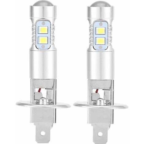 Lampadine per fari INHHUB, kit 2 lampadine per fari a LED H1 6000K Ultra White 100W per anabbaglianti - INHHUB (1/5)