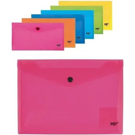 Carpeta tipo sobre A5 con cierre a presi贸n MIX