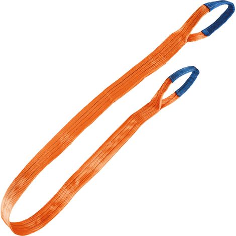Gr .4 Meter HEBEBAND, WLL 10.000 KG,orange orange lifting belt, WLL 10.000 KG,or (1/2)