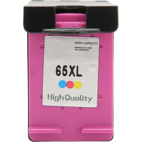 Cartouche d'encre de remplacement pour imprimante HP Envy 5055, 5052, 5010, DeskJet 3755, 2600, 3752, 2652, 2655, 2622, AMP 100 H, 65XLC Colorful